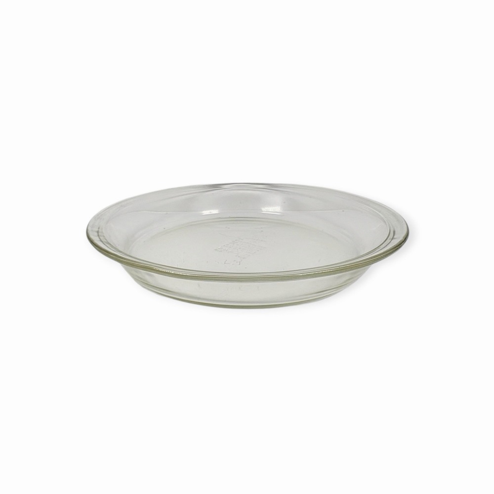 Pyrex 209 Clear Glass 9 Inch Pie Plate Baking Dish 23cm Made in USA Vintage
